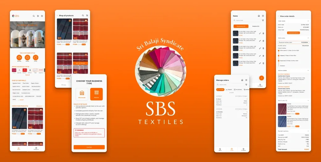 SBS - Custom textile app